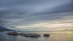 Morgenlys over Vestfjorden.