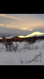 Solstreif i Lyngen