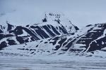 Fjell på Svalbard. 