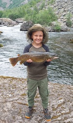 Min første fjellørrett veide 2,1 kg