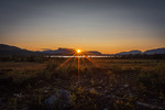 Solnedgang ved Grindafjell
