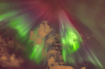 Aurora Borealis close up