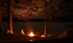 Bålstemning i vinterland