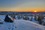 Solnedgang over Sveinsbufjell