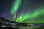 Nordlys over brua