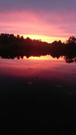 Solnedgang.