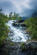 Foss i sommerskuren