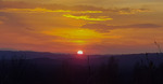 Norefjell under solnedgang