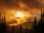 solnedgang i Øystre Slidre