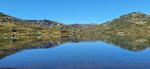 Fjellet speiler seg. 