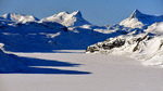Fjellandskap i vinterdrakt