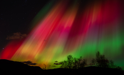 Nordlys i Røldal, 10.oktober 2024