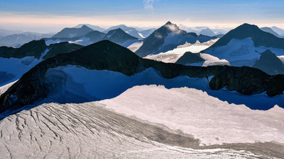 Brelandskap i Jotunheimen