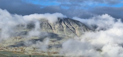 Morgendis over Gaustatoppen. 